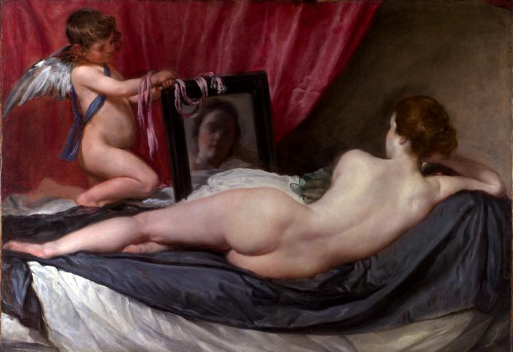 Diego Velazquez venus at her Mirror (df01) France oil painting art